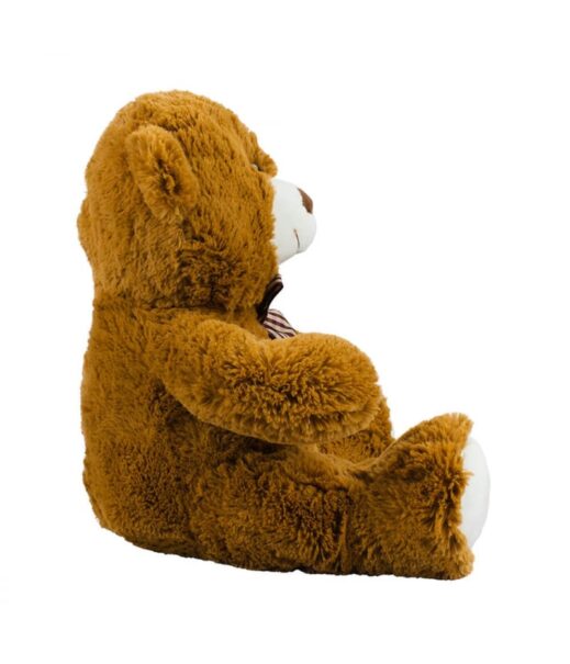 Urso Marrom Sentado Laço 24cm - Pelúcia