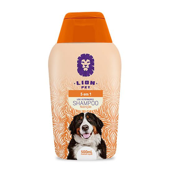Shampoo Pet 5 em 1 Lion Pet – Nutrição