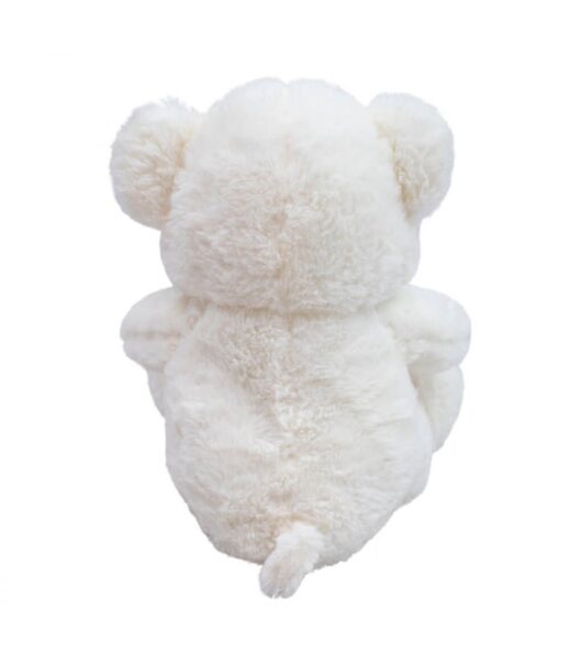 Urso Branco Coração Te Amo 28cm - Pelúcia