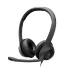 Headset com fio USB Logitech H390, Controle de áudio integrado e Microfone com Redução de Ruído, Conexão USB, Preto, 981-000014, Logitech - BT 1 UN