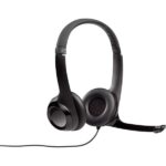 Headset com fio USB Logitech H390, Controle de áudio integrado e Microfone com Redução de Ruído, Conexão USB, Preto, 981-000014, Logitech - BT 1 UN