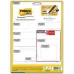 Etiqueta ink-jet/laser Carta 106,36x138,11 6288 Pimaco PT 100 UN