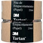 Fita Adesiva de Papel Kraft 2564 3M Tartan - 50 mm x 50 m - PT 2 UN