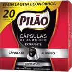 Café Pilão Cápsula Extraforte, Compatível com Cafeteira Nespresso - CX 20 UN