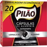 Café Pilão Cápsula Extraforte, Compatível com Cafeteira Nespresso - CX 20 UN