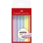 Marca Texto Grifpen Pastel 6 Cores Faber-Castell BT 1 UN