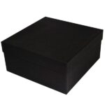 Caixa para presente P 19,4x19,4x9,2cm Black Box Kawagraf PT 1 UN