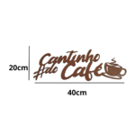 cantinho do café 5 em mdf 3mm natural