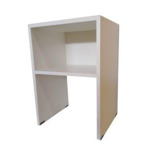 Mesa De Cabeceira Simples Em Mdf Branco