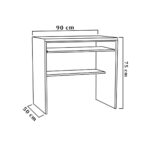 Mesa Para Computador Branco Em Mdf