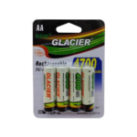 4 Pilhas AA Recarregável 4700 Mah Glacier PM-06