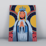 Quadro Decorativo  MDF 3mm 20x28,5 cm - Religioso