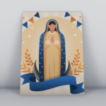 Quadro Decorativo MDF 3mm 20x28,5 cm - Religioso