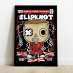 Quadro Decorativo Rock  MDF 3mm 20x28,5 cm - Slipknot