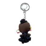 Home Variedades  Chaveiro Boneca Negra Vestido Preto 7cm  2