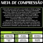 PEAGA MAGAZINE  Meia de Compressão Mb Fit - Tamanho Único  4