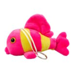 Home Variedades  Chaveiro Peixe Pink Amarelo 15cm - Pelúcia  3