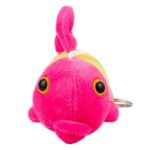 Home Variedades  Chaveiro Peixe Pink Amarelo 15cm - Pelúcia  4