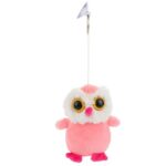 Home Variedades  Chaveiro Coruja Rosa 14cm - Pelúcia  4