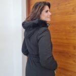 Vitrine de Fornecedores  Jaqueta Parka Feminina Forrada Capuz Preto  4