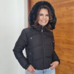 Suply São Paulo  Jaqueta Feminina Puffer Forrada Preto  1