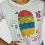 T-shirt com Amarração Summer Vibe