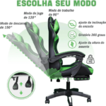 Cadeira Gamer Phyton Fly Verde