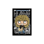 Quadro Decorativo Rock  MDF 3mm 20x28,5 cm - Def Leppard