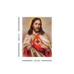 Quadro Decorativo  MDF 3mm 20x28,5 cm - Religioso