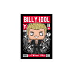 Quadro Decorativo Rock  MDF 3mm 20x28,5 cm - Billy Idol