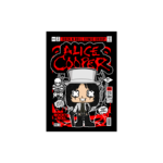 Quadro Decorativo Rock  MDF 3mm 20x28,5 cm - Alice Cooper