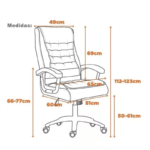 Cadeira de Escritório Ergonomica Master - Marrom