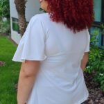 Blusa Feminina Plus Off White