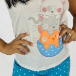 Pijama Feminino Gatos