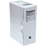 Arquivo morto novaonda fácil 250x130x350mm Branco 044003 Polibrás PT 5 UN