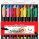 Canetinha SuperSoft 20 Cores Faber-Castell BT 20 UN