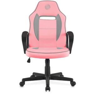 Cadeira Gamer UP X13FP, Ajuste de Altura, Encosto confortável, Rosa e Cinza, X13FP, Up – CX 1 UN