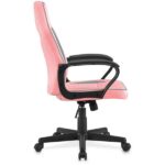 Cadeira Gamer UP X13FP, Ajuste de Altura, Encosto confortável, Rosa e Cinza, X13FP, Up - CX 1 UN