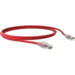 Cabo de rede RJ45, CAT.6, 1,5m, Vermelho, Furukawa - CX 1 UN