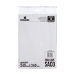 Envelope saco kraft branco 75g 240x340 br34 000164R Romitec CX 10 UN