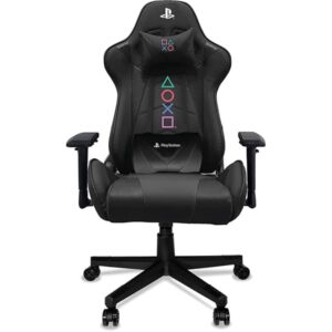 Cadeira Gamer Playstation, com encosto inclinável e ajuste de altura, Preta, PA4D, XL-1315-4D, Playstation – CX 1 UN