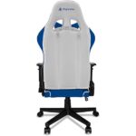 Cadeira Gamer Playstation, com encosto inclinável e ajuste de altura, Branco e Azul, PA4D, XL-1315-4D, Playstation - CX 1 UN