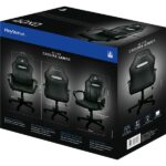 Cadeira Gamer Playstation, com encosto reclinável e ajuste de altura, Preta, PPF, XL-3319, Playstation - CX 1 UN