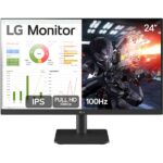 Monitor Gamer LG 24", Tela LED IPS Full HD, Taxa de atualização de 100Hz, Tempo de Resposta de 5ms, HDMI, 24MS500-B, LG - CX 1 UN