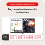 Monitor Gamer LG 24", Tela LED IPS Full HD, Taxa de atualização de 100Hz, Tempo de Resposta de 5ms, HDMI, 24MS500-B, LG - CX 1 UN