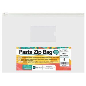 Pasta Zip versátil cristal 360x260mm 2783 Chies PT 5 UN