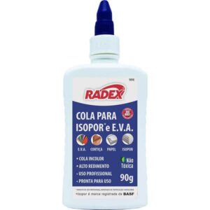 Cola para isopor e EVA 90g, 9884, Radex – 1 UN