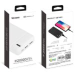 Carregador portátil Power Bank USB 20.000mAh S150 Wesdar - CX 1 UN