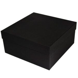 Caixa para presente P 19,4×19,4×9,2cm Black Box Kawagraf PT 1 UN