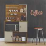 Plaquinha Decorativa Coffe em Mdf Natural